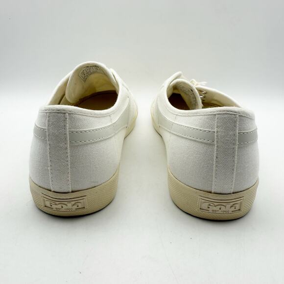 Gola Womens Coaster Low Top Sneakers US 10 EU 41 Off White Canvas EUC - Picture 9 of 14